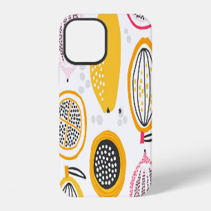 Exotic Fruits Hand-Drawn: Vintage Summer iPhone 12 Case