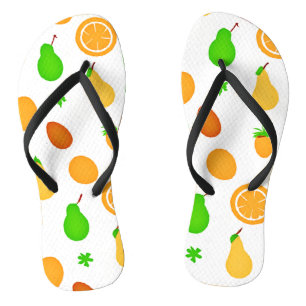 Exotic Fruits Pattern Design Jandals