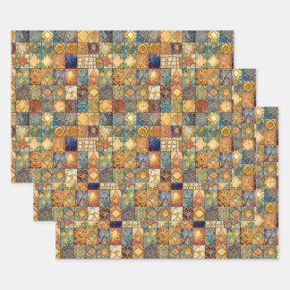 EXOTIC GEOMETRIC DECOUPAGE DECORATIVE PAPER