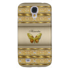 Exotic Gold Caramel Beige Butterfly Diamond 3