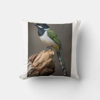 Exotic Green Jay Bird Wildlife Fleece Baby Blanket