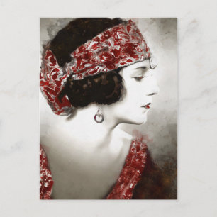 Exotic Gypsy Girl Postcard