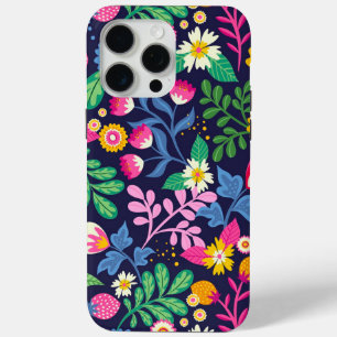 Exotic Hand Painted Floral Pattern-48330 iPhone 15 Pro Max Case