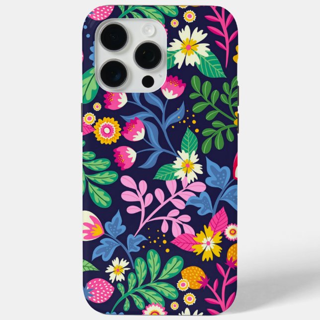 Exotic Hand Painted Floral Pattern-48330 Case-Mate iPhone Case (Back)