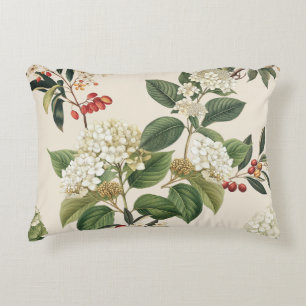 Exotic Hydrangea hortensia light Decorative Cushion