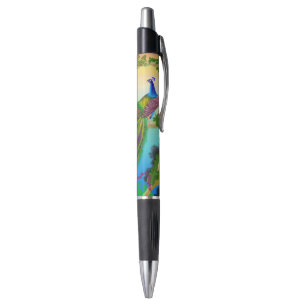 Exotic Indian Blue Peacock Pen