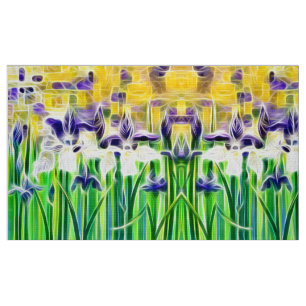 Exotic Iris’s of Summer  Fabric