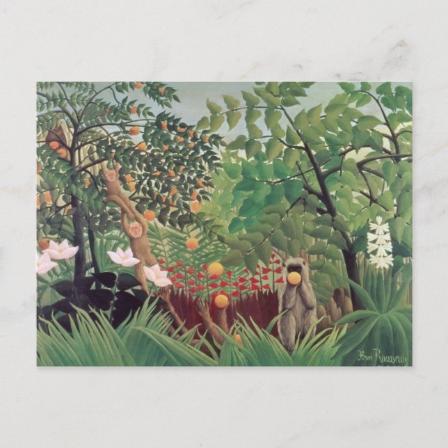 Exotic Landscape, 1910 Postcard (Front)