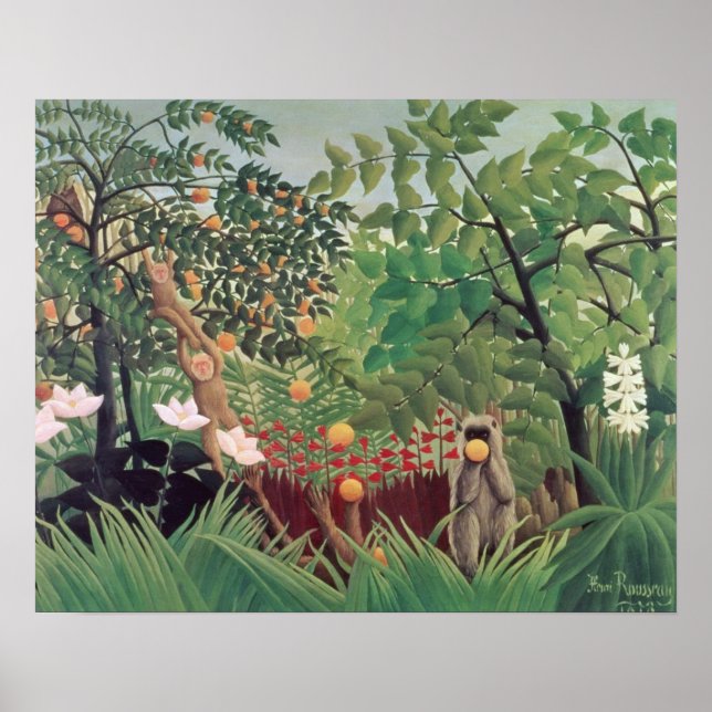 Exotic Landscape, 1910 Poster (Front)