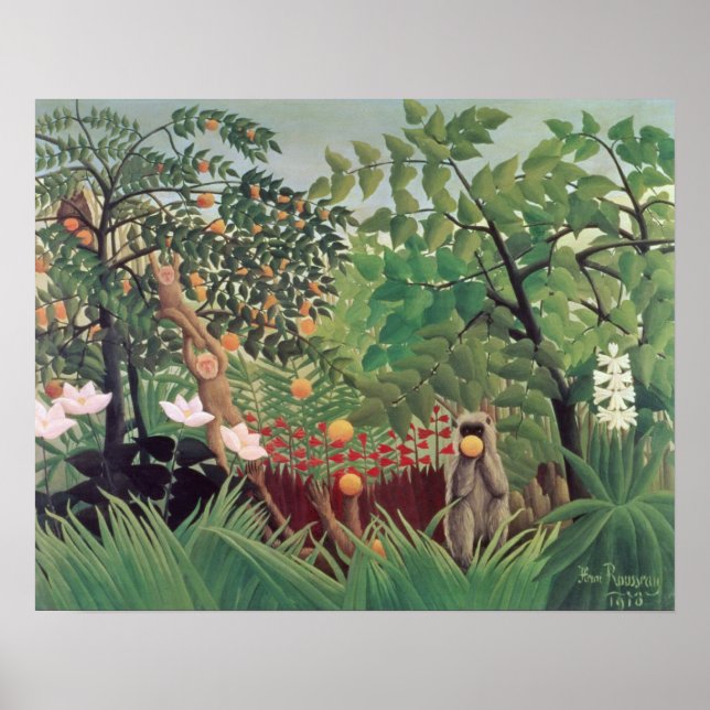 Exotic Landscape, 1910 Poster (Front)