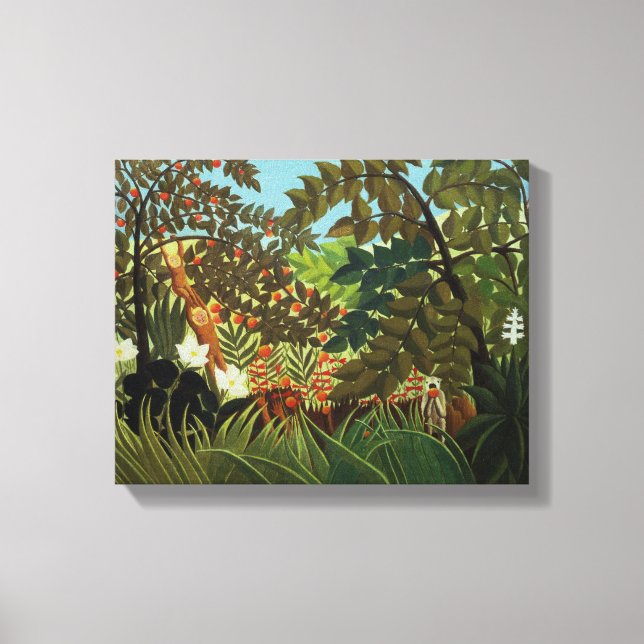 Exotic landscape canvas print (Front)