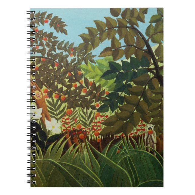 Exotic landscape spiral notebook (Front)