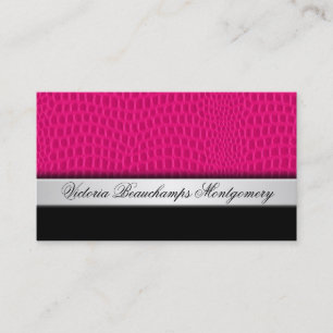 Exotic Leather Professional Nature Business Cards
