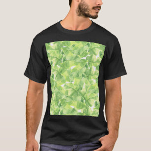 Exotic Leaves: Seamless Watercolor T-Shirt
