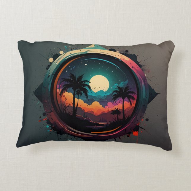 exotic lens decorative cushion (Back)