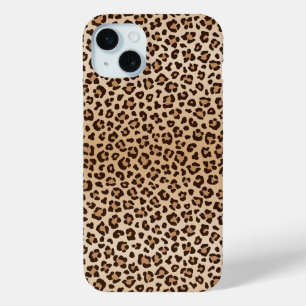 Exotic Leopard print pattern design iPhone 15 Mini Case