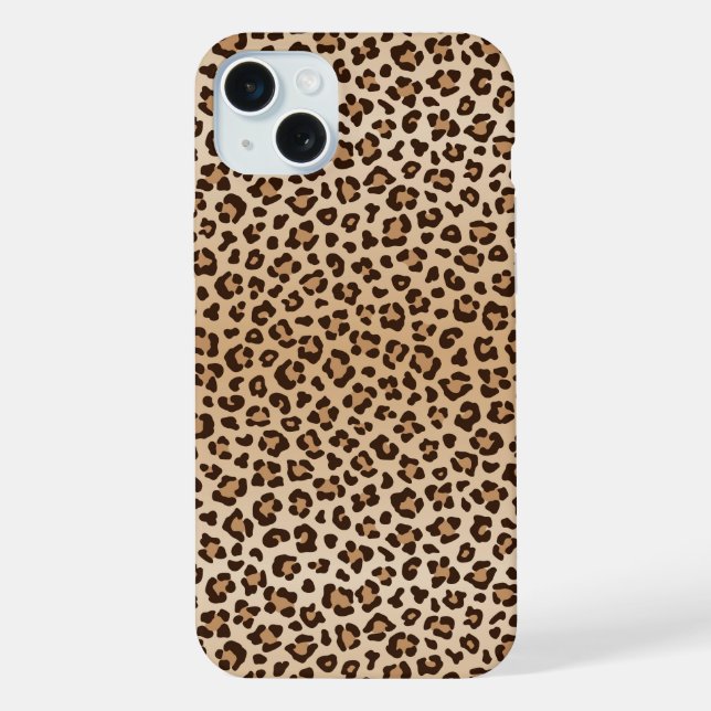 Exotic Leopard print pattern design iPhone Case (Back)