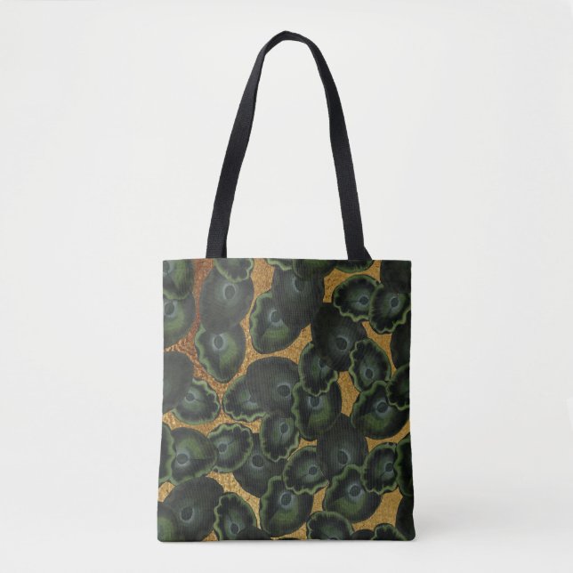 Exotic Lily leaves pattern Tote Bag (Front)