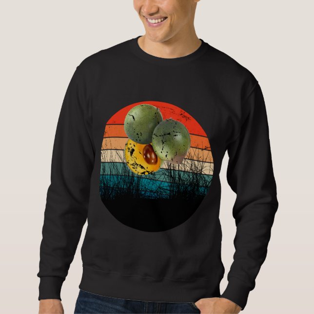 Exotic Lucuma Fruit Superfoods Fruits Lover Sweatshirt (Front)
