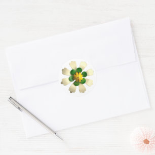 Exotic MOD Flower - Floral Summer Garden Wedding Classic Round Sticker