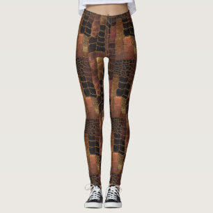 Exotic Motif Garden Mum Gift Gym Attire Leggings