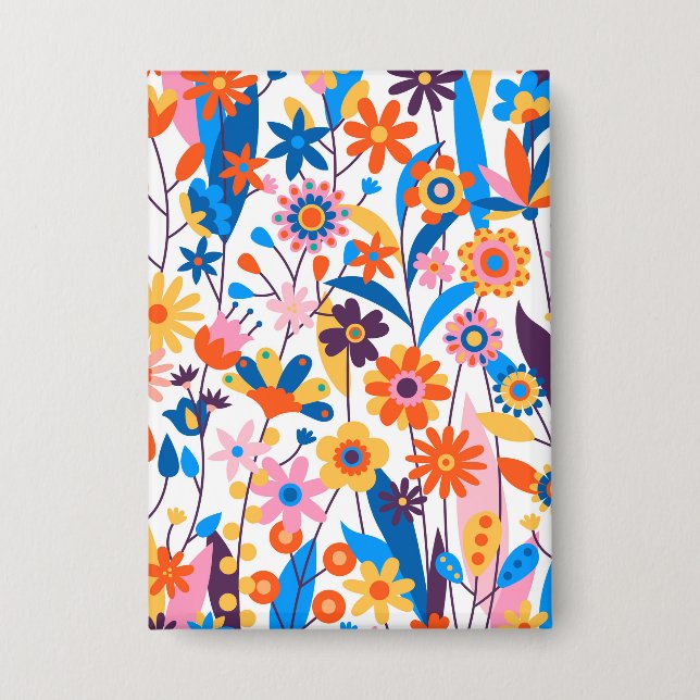 Exotic Multicolored Floral Background-32939 (Front)