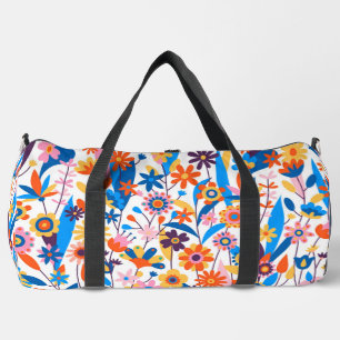 Exotic Multicolored Floral Background-32939 Duffle Bag