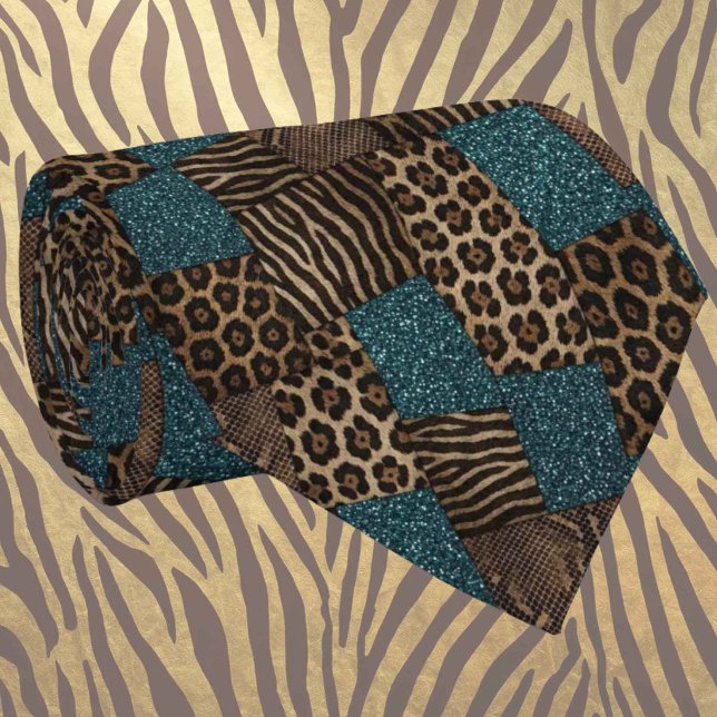 Exotic Neck Tie | Wild African Animal Pattern  (Creator Uploaded)