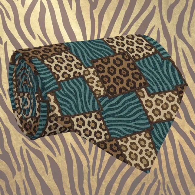 Exotic Neck Tie | Wild African Animal Pattern  (Creator Uploaded)