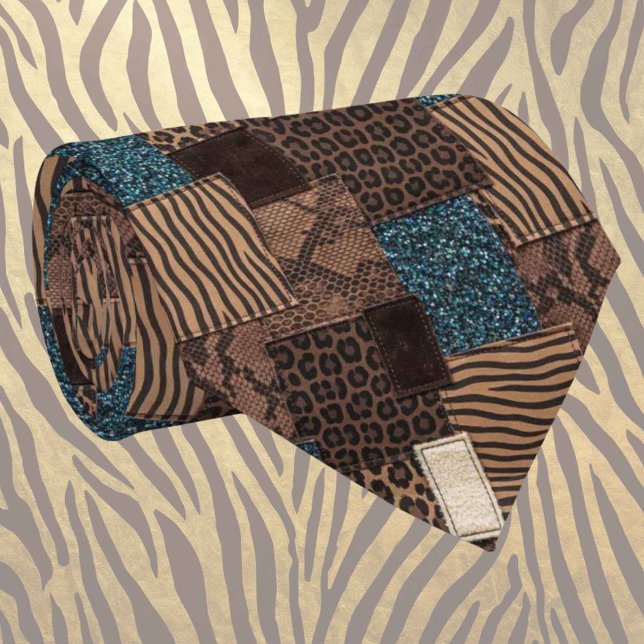Exotic Neck Tie | Wild African Animal Pattern  (Creator Uploaded)