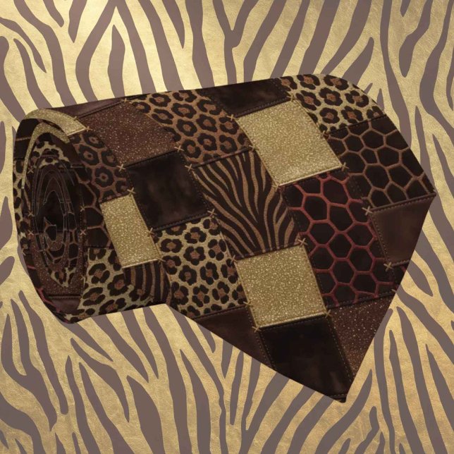 Exotic Neck Tie | Wild African Animal Pattern  (Creator Uploaded)