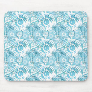 exotic ocean pattern mouse pad