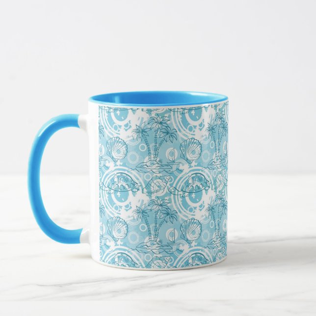 exotic ocean pattern mug (Left)