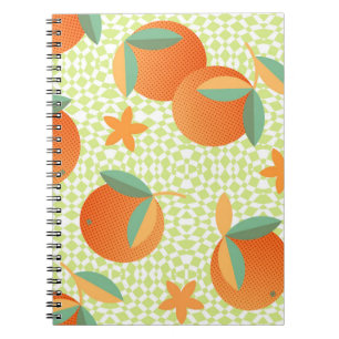 Exotic Orange Fruit: Tropical Vintage. Notebook