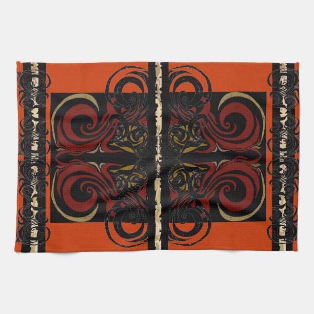 Exotic Orange Towel (Horizontal)