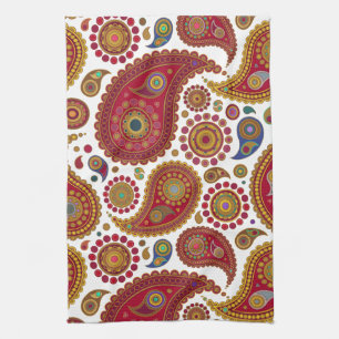 Exotic Paisley Kitchen Towel