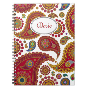 Exotic Paisley Notebook