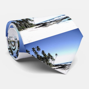 Exotic Palm Trees & Paradise Beach Tie