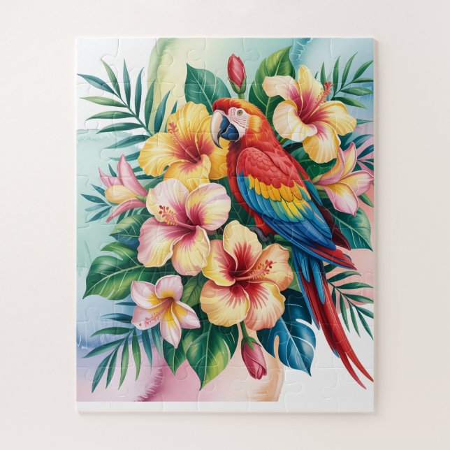 Exotic Parrot Jigsaw Puzzle (Vertical)
