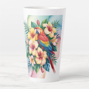 Exotic Parrot Latte Mug