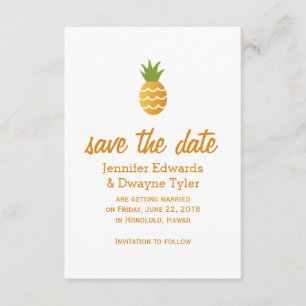 Exotic Pineapple Invitation