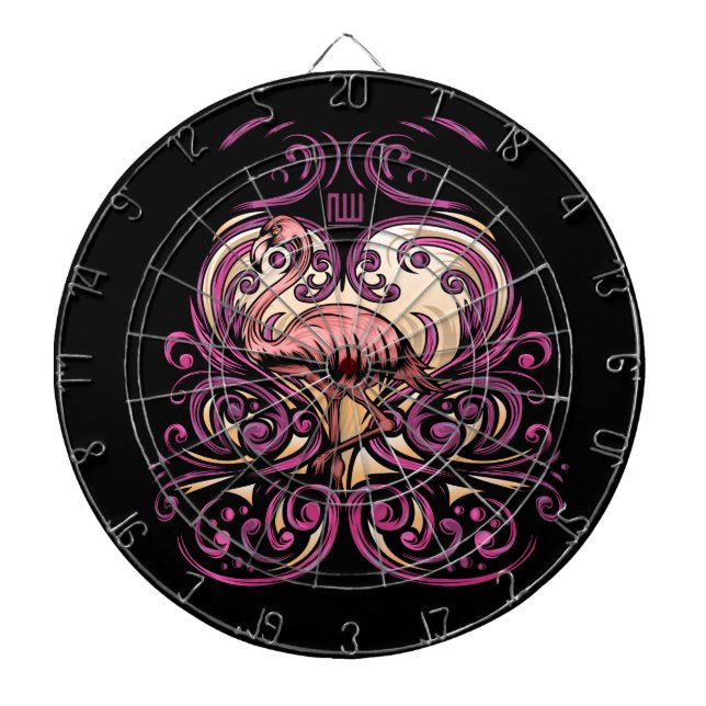 Exotic Pink  Dartboard (Front)