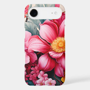 Exotic Pink Tropical Floral Garden