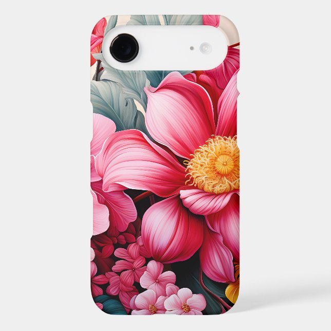 Exotic Pink Tropical Floral Garden (Back)