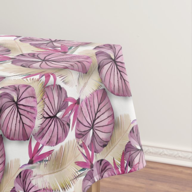 Exotic plants tablecloth (In Situ)