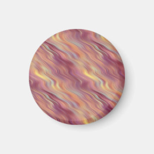 Exotic Plumeria Wavy Texture Magnet