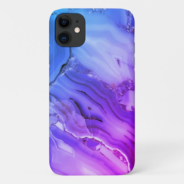 Exotic Purple Marble  Case-Mate iPhone Case (Back)