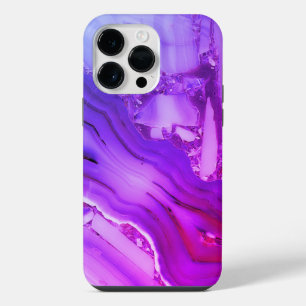 Exotic Purple Marble iPhone 14 Pro Max Case