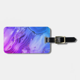 Exotic Purple Marble  Luggage Tag
