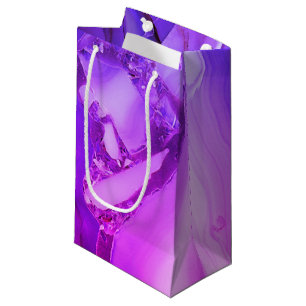 Exotic Purple Marble Small Gift Bag